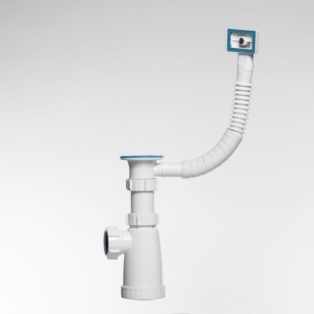 Сифон 1 1/2*40 для моек с переливом BS2200